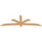 Ekena Millwork Davenport Timber Gable Bracket, Western Red Cedar, 96"W x 36"H x 1 1/2"D x 5 1/2"F, 9/12 Pitch GBW096X36X0206DAV00SWR - alternate 4